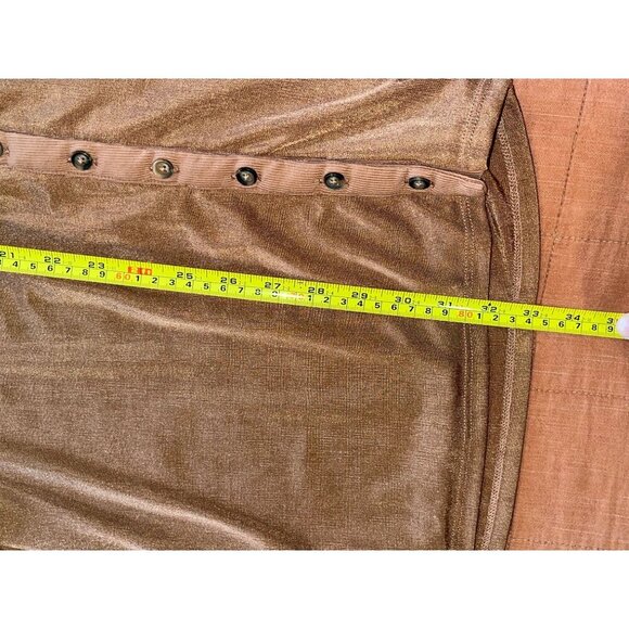 Camila Coelho Cera Button-Down Long Sleeves  Womens Mini  Dress Size XS - Chesnu - Picture 8 of 9